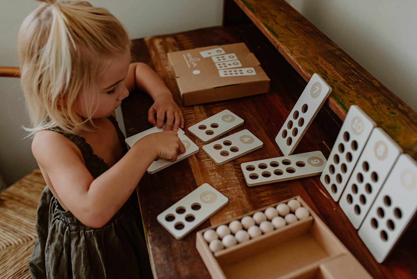 Montessori skaitīšanas spēle